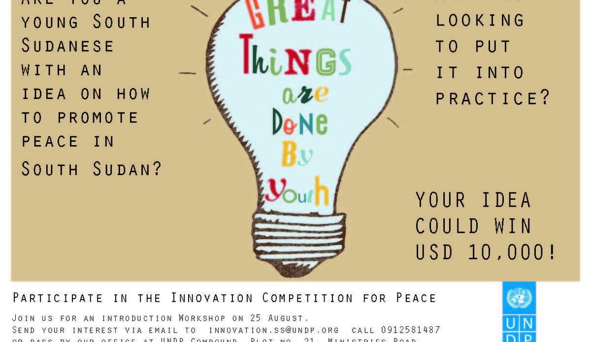 UNDP launches Youth Innovation Challenge for Peace UNMISS